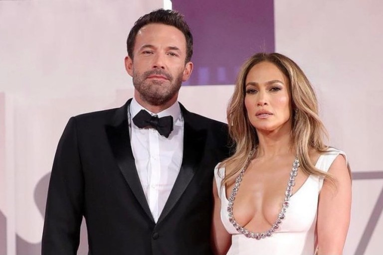 ‘Bennifer’ Shuts Down the Red Carpet at the 2021 Venice Film Festival: Jennifer Lopez Wears Georges Hobeika Fall 2021 Couture Gown and Ben Affleck Wears Dolce and Gabbana Suit