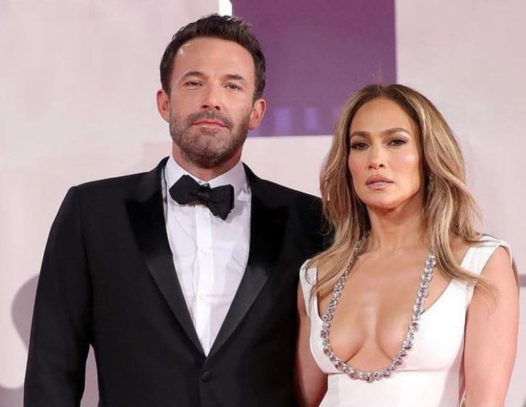 ‘Bennifer’ Shuts Down the Red Carpet at the 2021 Venice Film Festival: Jennifer Lopez Wears Georges Hobeika Fall 2021 Couture Gown and Ben Affleck Wears Dolce and Gabbana Suit