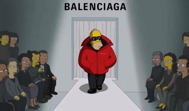 Balenciaga Shakes Up Paris Fashion Week With Spring/Summer 2022 Show Including Red Carpet-Runway Approach and Exclusive Episode of ‘The Simpsons’
