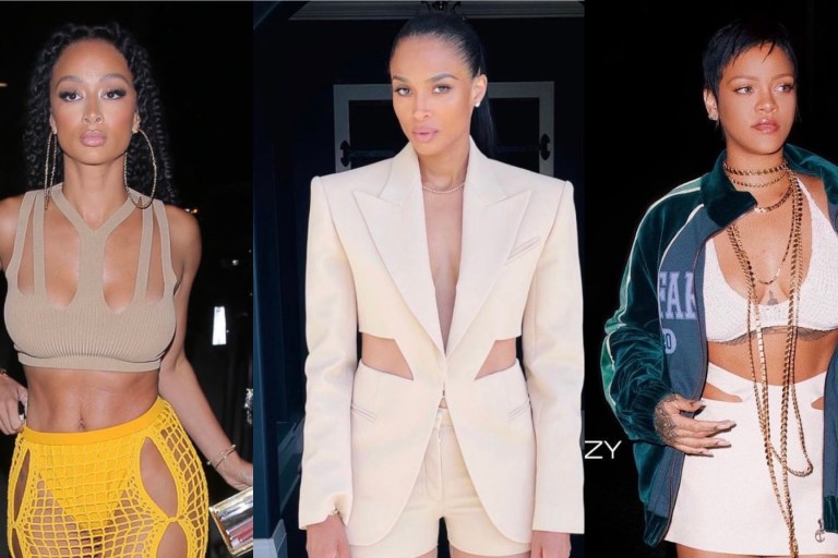 How to Wear Cutouts and the Strappy Trend as Seen on Rihanna, Ciara, Draya Michele and More