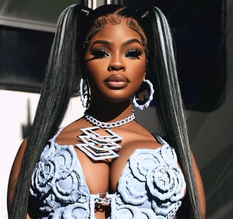 JT Wears Custom Laurel DeWitt Blue Bamboo Look for ‘Ex For A Reason’ Video With Summer Walker