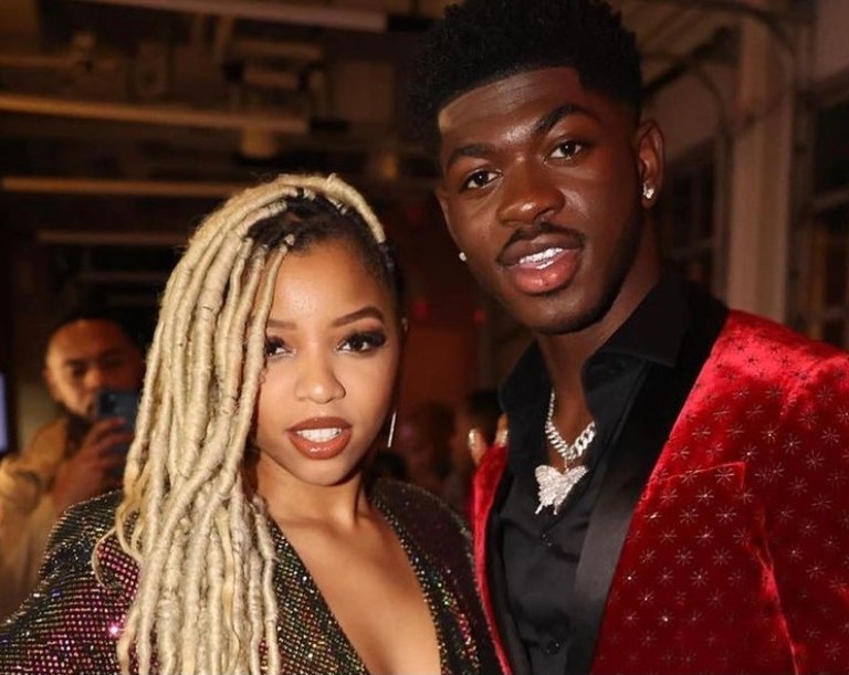 Lil Nas X Honored With His Own Special Day in Atlanta: On the Scene at the Celebration Party Featuring Lil Nas X in Dsquared2 Red Velvet Glitter Blazer, Chloe Bailey in Alexandre Vauthier Crystal Mini Dress, Kandi Burruss in Alice and Olivia Face Cardigan + More