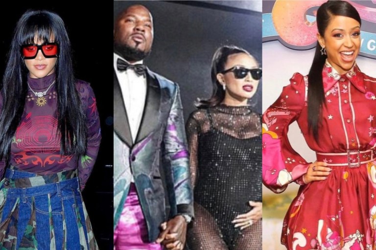 Look of the Week: Jeezy in Teó Flor and Jeannie Mai in Tata LA, Rihanna in Marine Serre and Junya Watanabe, Liza Koshy in Zimmermann + More