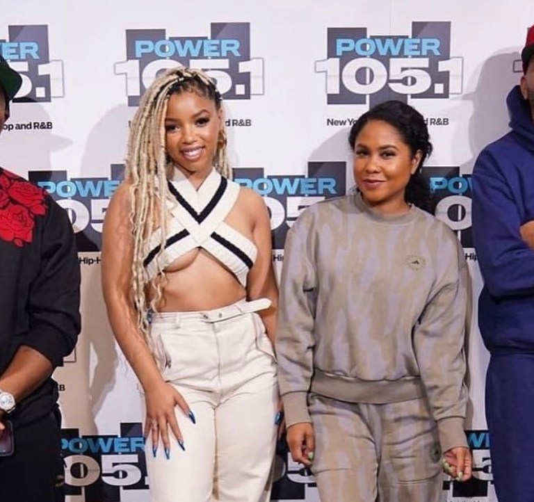 Wardrobe Inquiry: Chloe Bailey Appears on ‘The Breakfast Club’ Wearing Dion Lee Ribbed Harness Top and Belted Ankle Pants