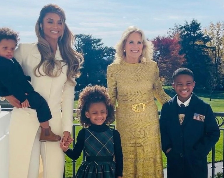 Ciara and Her Children Visit the White House to Discuss COVID-19 Vaccinations for Kids, With Wilson Family in Ralph Lauren Looks