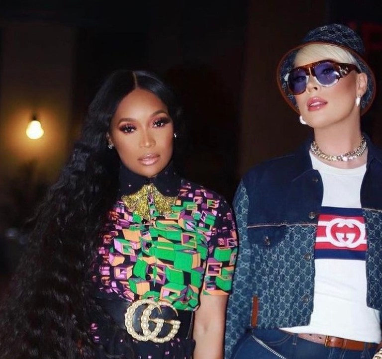 Marlo Hampton and Paris Chea Attend ‘House of Gucci’ Screening in Atlanta Wearing Gucci Looks