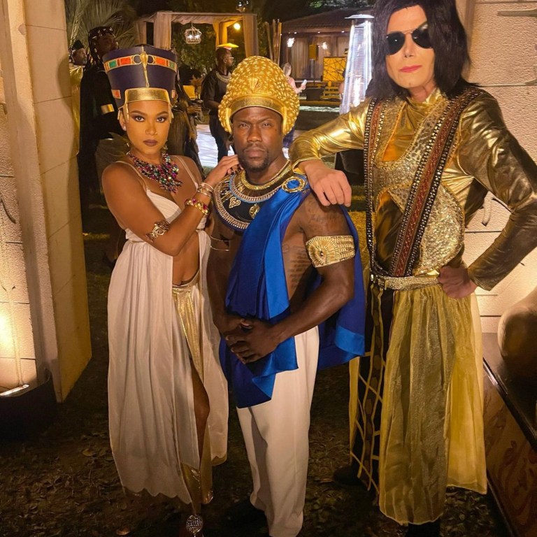 Top 10 Best Celebrity Halloween 2021 Costumes: Kevin and Eniko Hart as Iman and Eddie Murphy From Michael Jackson’s ‘Remember the Time’, Ciara as TLC’s ‘No Scrubs’, Bebe Rexha as Anna Nicole Smith + More