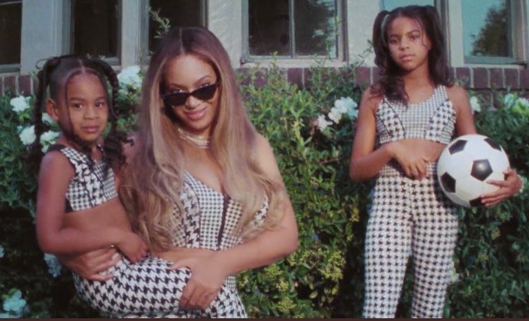 Beyoncé, Blue Ivy and Rumi Carter Star in Latest IVY PARK x adidas ‘HALLS OF IVY’ Campaign Wearing Houndstooth Looks
