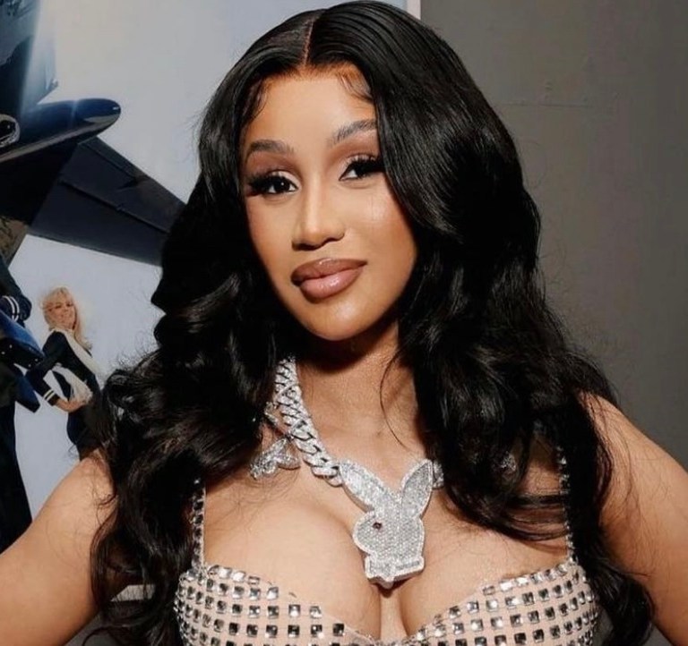 Cardi B Becomes Playboy’s First-Ever Creative Director in Residence: Dazzles in Prada Nude Crystal Mini Dress for Big Bunny Launch Party in Miami
