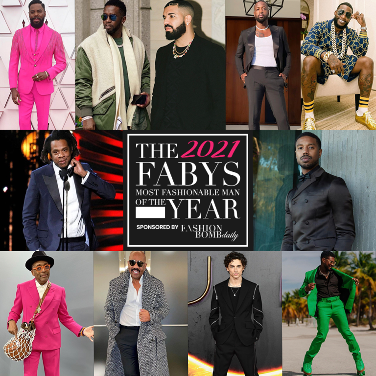 The Faby’s Best of 2021: Most Fashionable Man Featuring Steve Harvey, Dwyane Wade, Michael B. Jordan + More