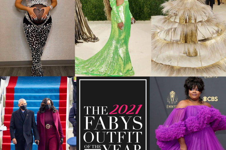 The Faby’s Best of 2021: Outfit of the Year Featuring Iman in Dolce and Gabbana x Harris Reed, Nicole Byer in Christian Siriano, Michelle Obama in Sergio Hudson and More