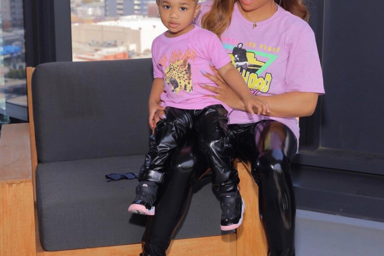 Brooke Valentine and Chí Summer Serve Mother-Daughter Style Moment in Fashion Nova Pink Graphic Tees