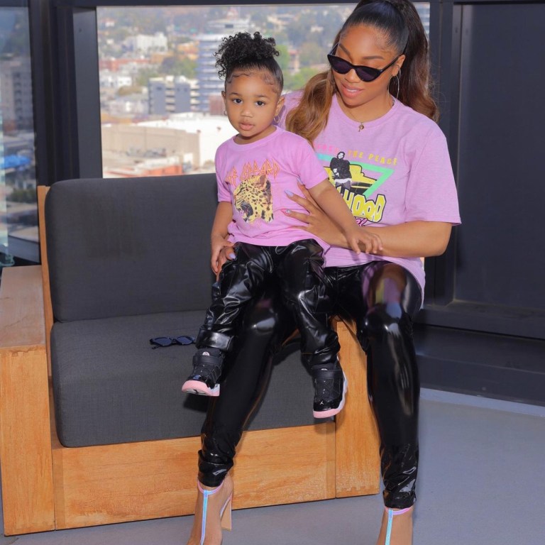 Brooke Valentine and Chí Summer Serve Mother-Daughter Style Moment in Fashion Nova Pink Graphic Tees