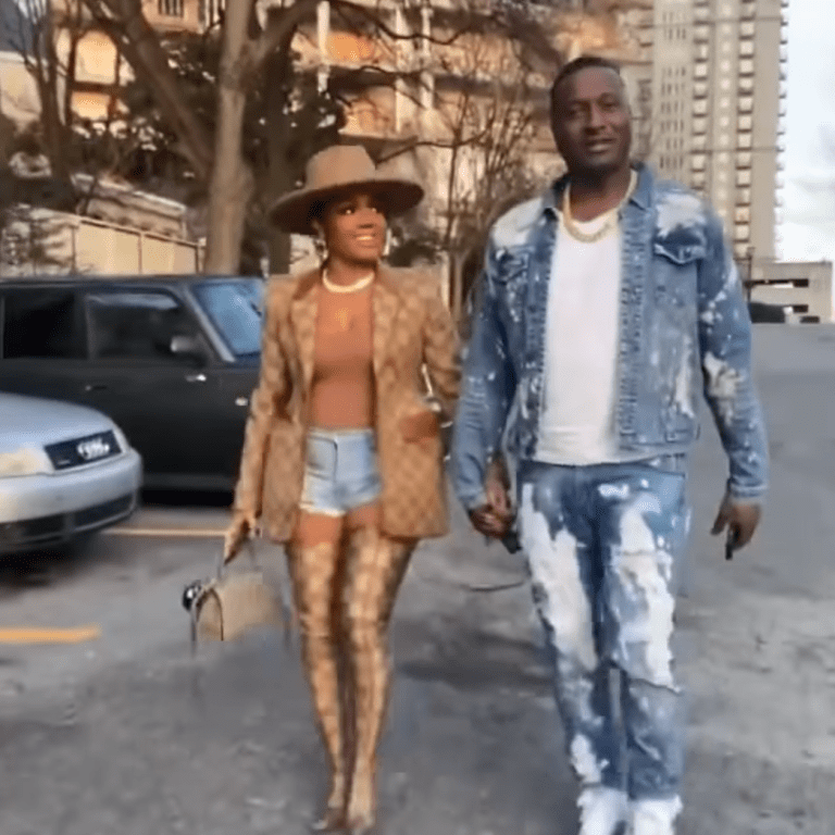 Rasheeda and Kirk Frost Step Out, With Rasheeda in Gucci x Balenciaga Knife Boots, Hourglass Bag, and Oversize GG Blazer + Celebs Love the Hacker Project