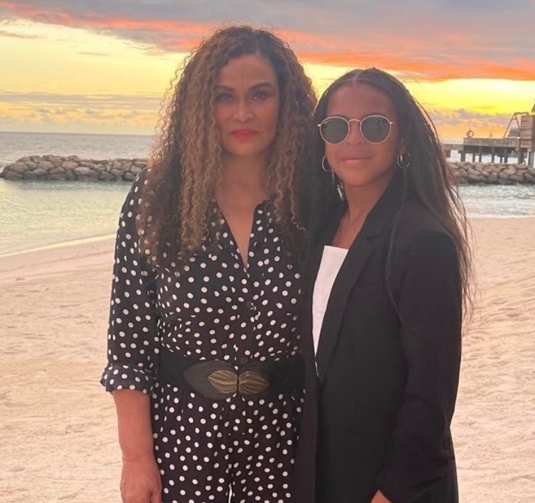 Tina Knowles Shares New Photo of Blue Ivy on Her Birthday: Beyoncé’s Oldest Kid Rocks Black and White Look Paired with Balenciaga Sock Sneakers
