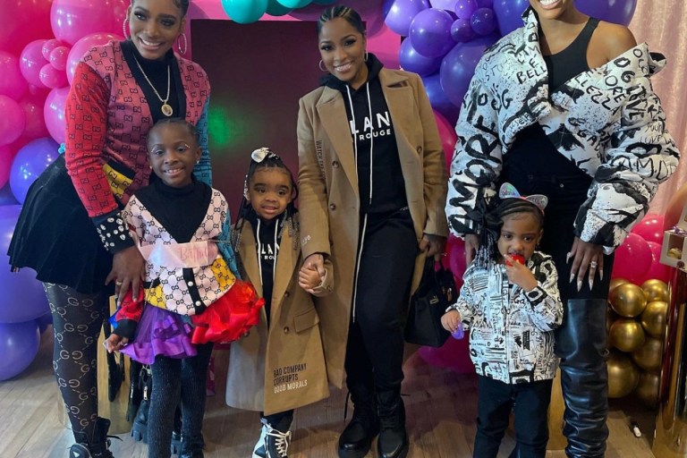 Yandy Smith, Toya Johnson, and Porsha Williams Have Mommy and Me Moments Wearing Gucci, Milano di Rouge, and Dolce & Gabbana