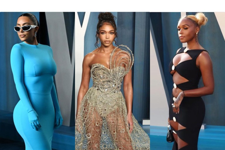 Top 10 Fashion Highlights from the Vanity Fair 2022 Oscars Party: Lori Harvey in Tony Ward, Kim Kardashian in Balenciaga, Janelle Monae in Christian Siriano and More!