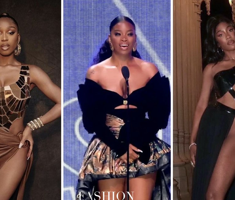 The Top 5 Looks from the Billboard Women in Music Event: Ari Lennox in Black and Gold Haleia, Sevyn in On Aura Tout Vu Black Cut Out Gown, Normani in Brown Bronx and Banco, and More!