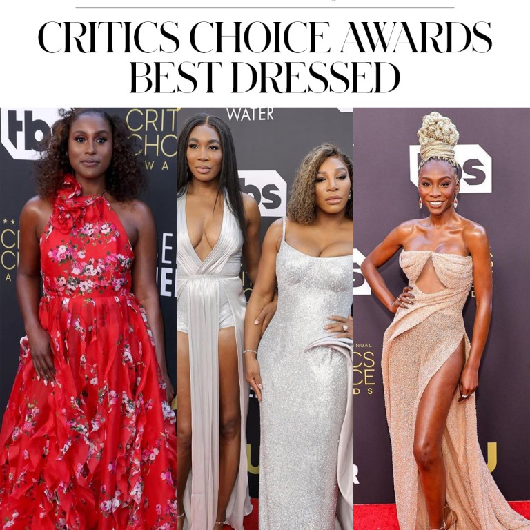 The Top 5 Fashion Moments off the Red Carpet of the 2022 Critics Choice Awards: Including Issa Rae in Carolina Herrera, Taye Diggs in Armani, Apryl Jones in Jean-Louis Sabaji and More
