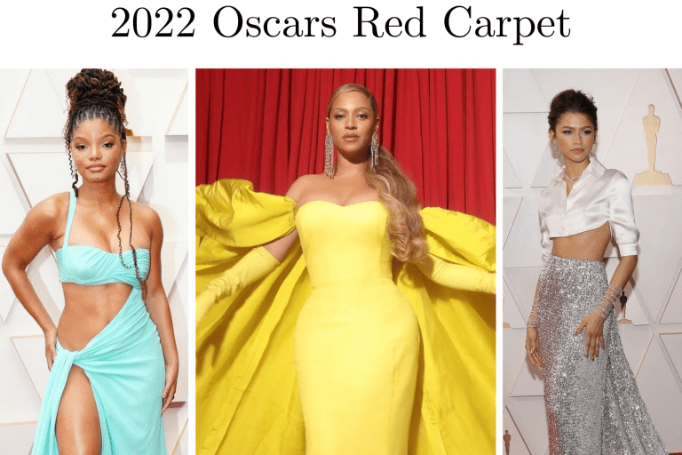Top 10 Best-Dressed from the 2022 Oscars Red Carpet: Beyonce in custom Valentino, Halle Bailey in Roberto Cavalli, Zendaya in custom Valentino and Many More!