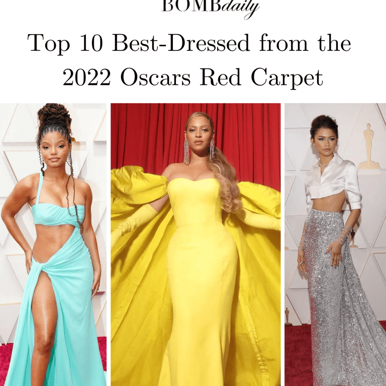 Top 10 Best-Dressed from the 2022 Oscars Red Carpet: Beyonce in custom Valentino, Halle Bailey in Roberto Cavalli, Zendaya in custom Valentino and Many More!