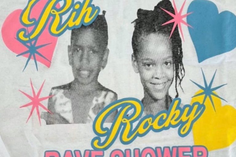 Rihanna and ASAP Rocky Host Secret Baby Shower with Cool Swag from Stupid T-Shirts
