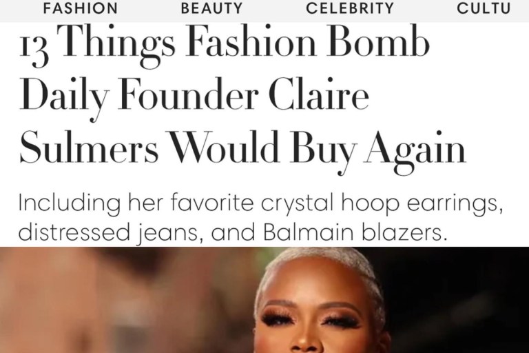 On Harper’s Bazaar: 13 Things Claire Sulmers Can’t Live Without!