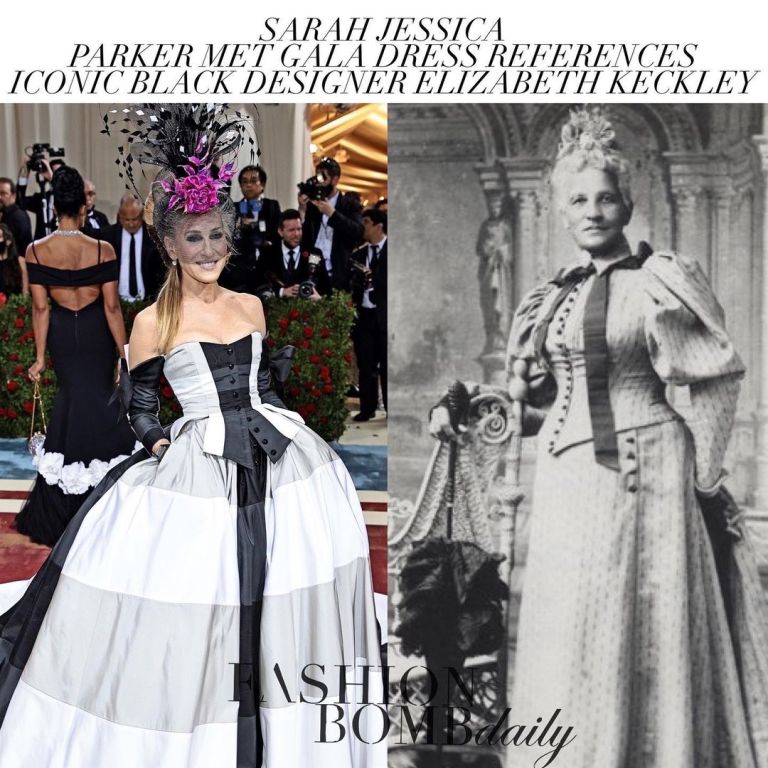 Behind the Look: Sarah Jessica Parker’s Met Gala 2022 Dress References Iconic Black Designer Elizabeth Keckley