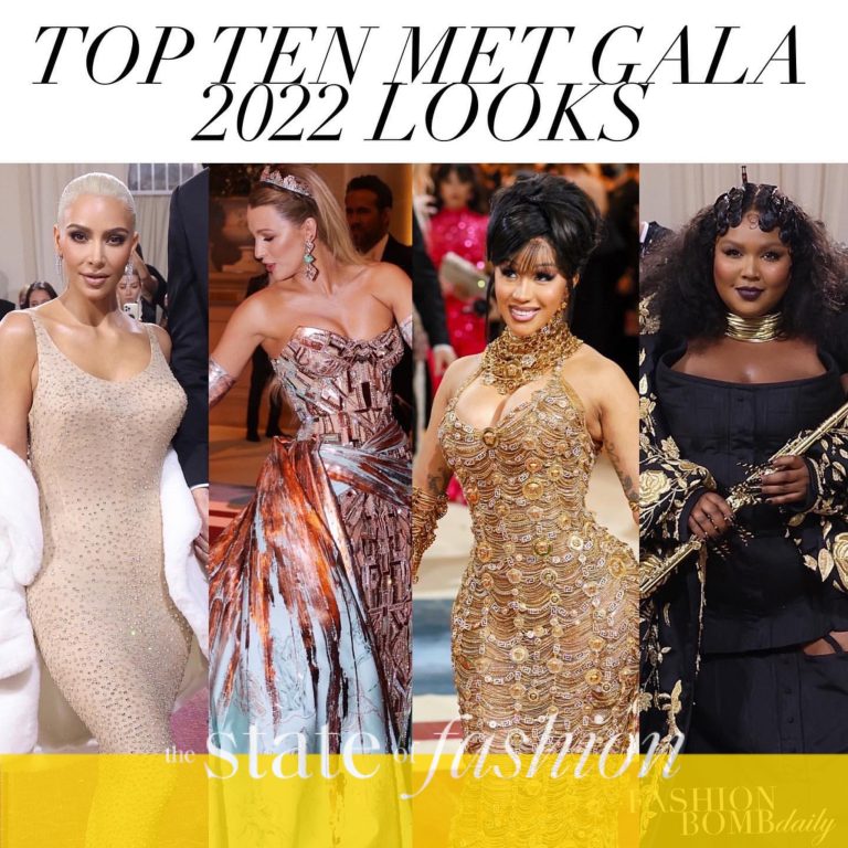 On TheStateofFashion.Bulletin.com: the Top Looks from the Met 2022 Including Kim Kardashian in Bob Mackie,  Cardi B in Versace, and More