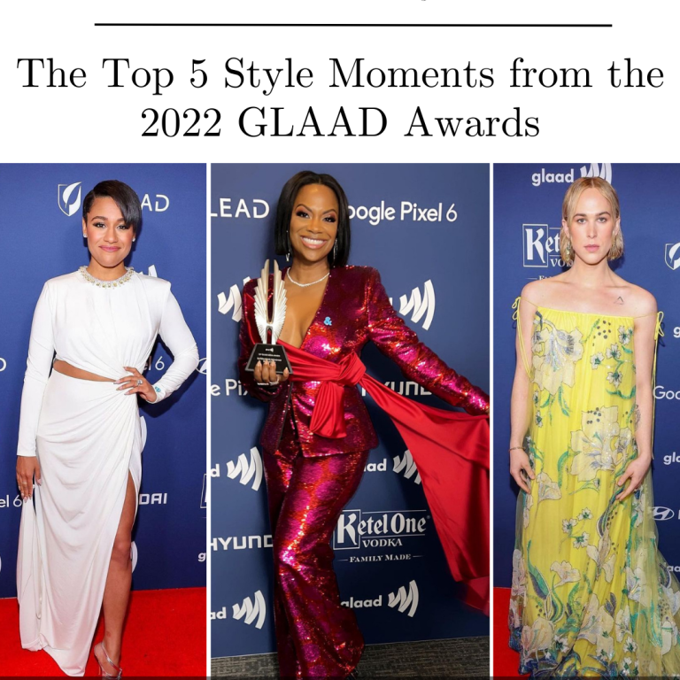 The Top 5 Looks from the 2022 GLAAD Awards: Kandi Burruss in Halpern, Ariana DeBose in Custom Jason Wu, Tommy Dorfman in Valentino and Others