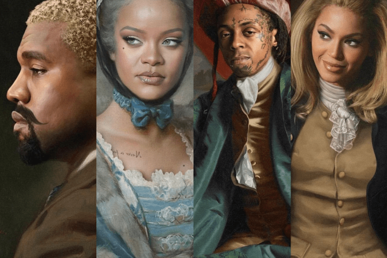 Artist Kyès Reimagines Today’s Legends in a Historical Light