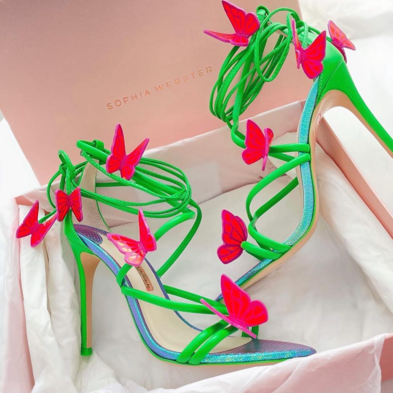 Bomb Accessories: Sophia Webster Vanessa Butterfly Decorated Sandals