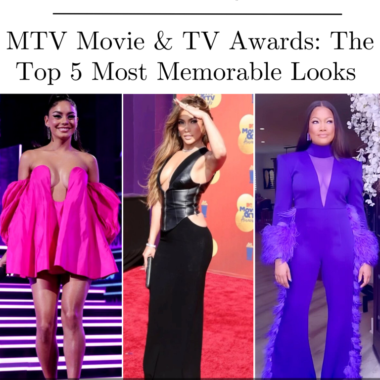 MTV Movie & TV Awards: The Top 5 Most Memorable Fits worn by Jennifer Lopez in Mônot, Vanessa Hudgens in Valentino and Vera Wang, Garcelle Beauvais in Jovana Louis and More