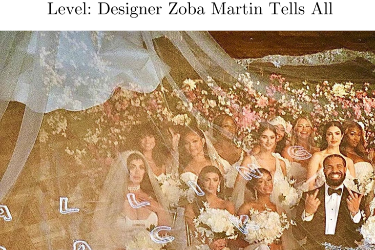 The Cathedral Durag Veil from Drake’s ‘Falling Back’ Music Video that Takes Bridal to Another Level: An Exclusive Tell-All with Designer Zoba Martin