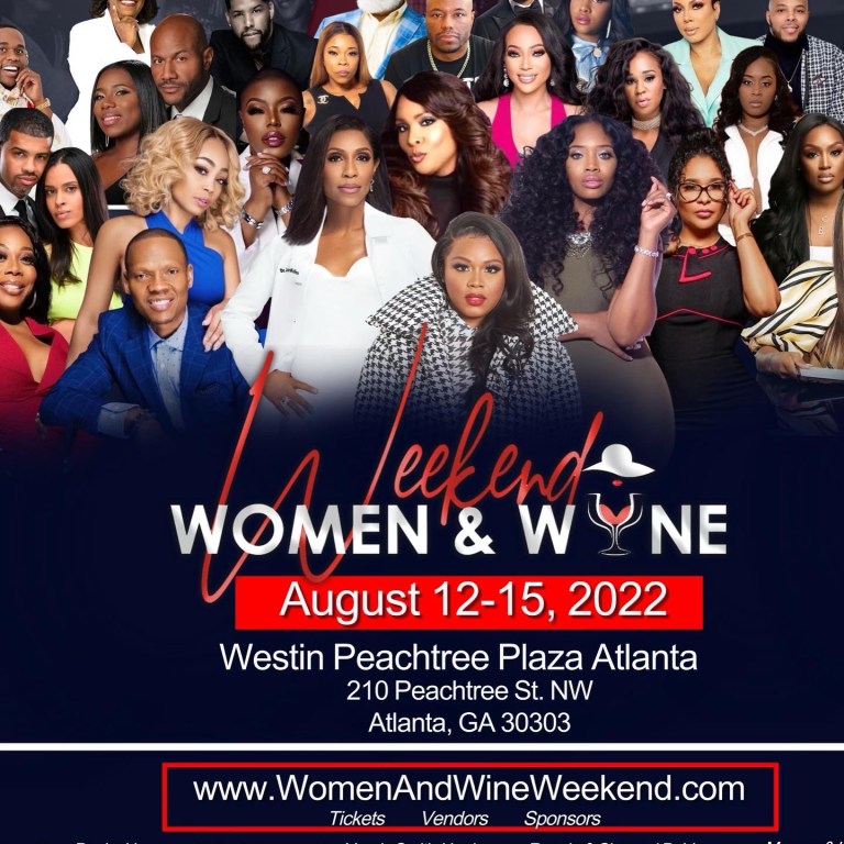 RSVP Today! Atlanta’s Women and Wine Weekend August 12-15th!
