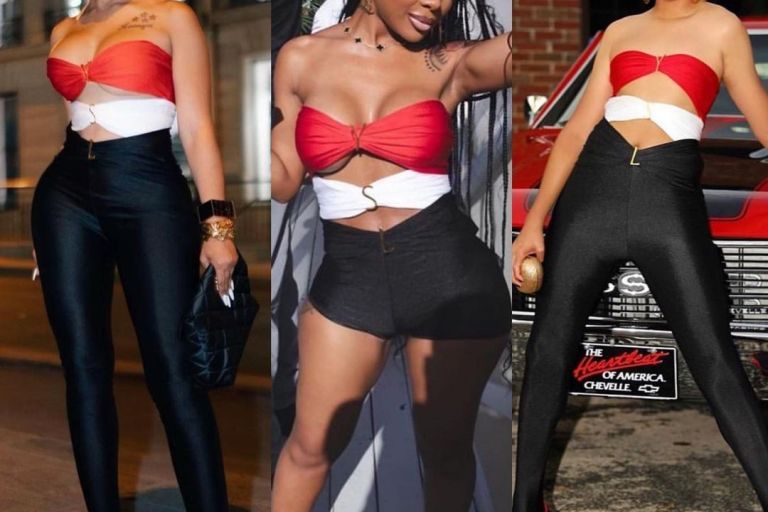 Celebs Love: The Saint Laurent Cutout Jersey Jumpsuit As Worn by Yung Miami, Jayda Cheaves and Alonzo Arnold