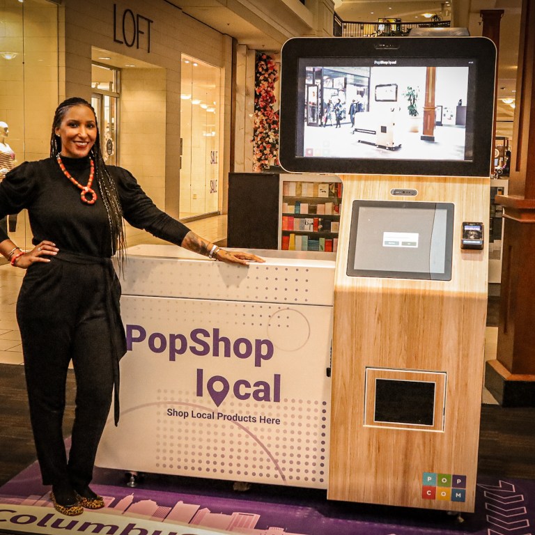PopShop Local offers an array of black owned fashion/beauty brands with machines located everywhere from The Beverly Center to The Hilton Midtown in NYC