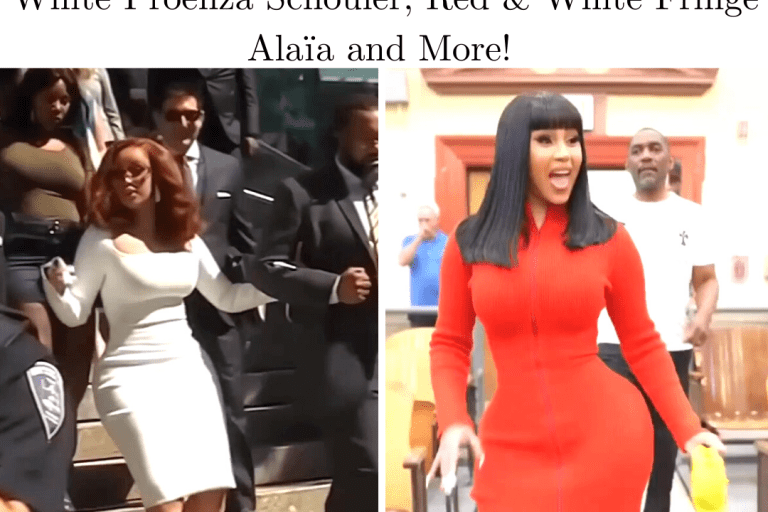 As Cardi B Heads to Court, She Visits Schools and Makes Appearances in Red Loewe Dress, White Proenza Schouler, Red & White Fringe Alaïa and More!