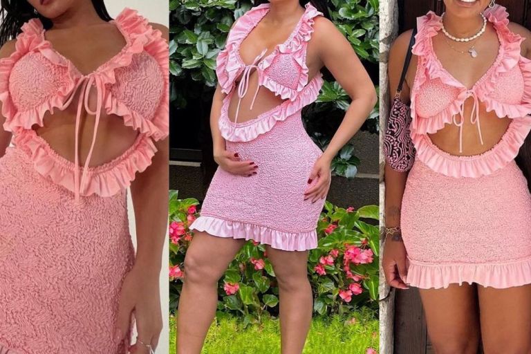 Celebs Love: Ayesha Curry, Kylie Jenner and Keyshia Kaior Spied Wearing Alexander Wang’s Pink Ruffle Mini Dress