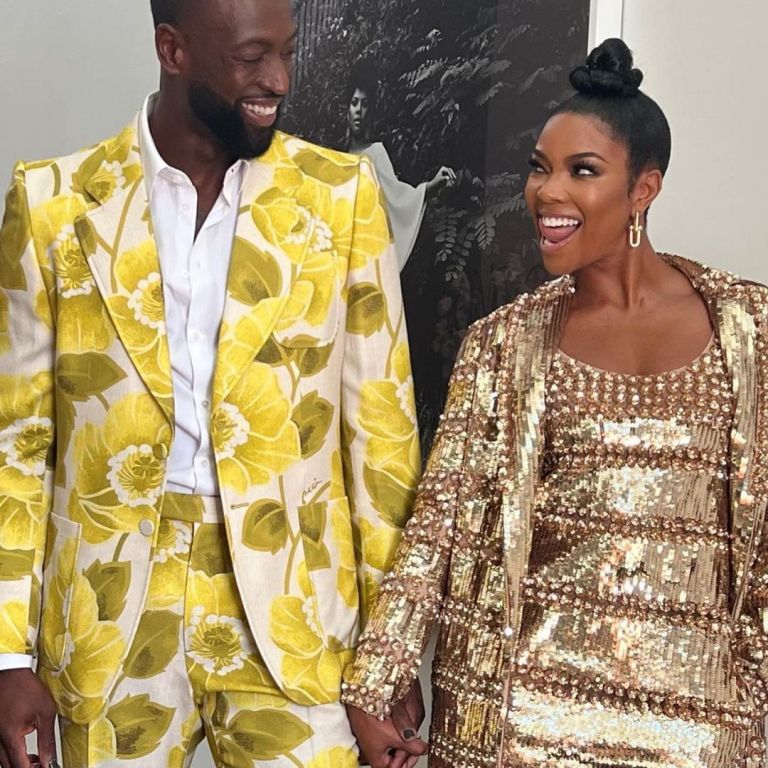 Dwayne Wade and Gabrielle Union Shine in Their Latest Couple Look