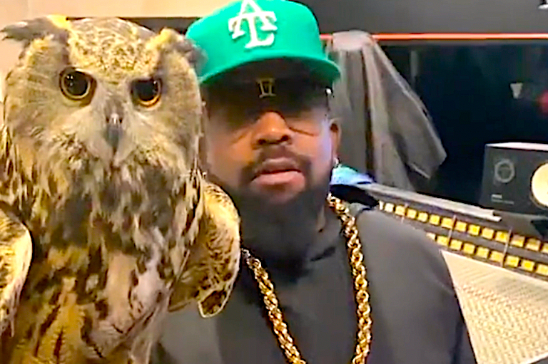 National G-ographic: Big Boi Brings His Pet Owl to the Studio