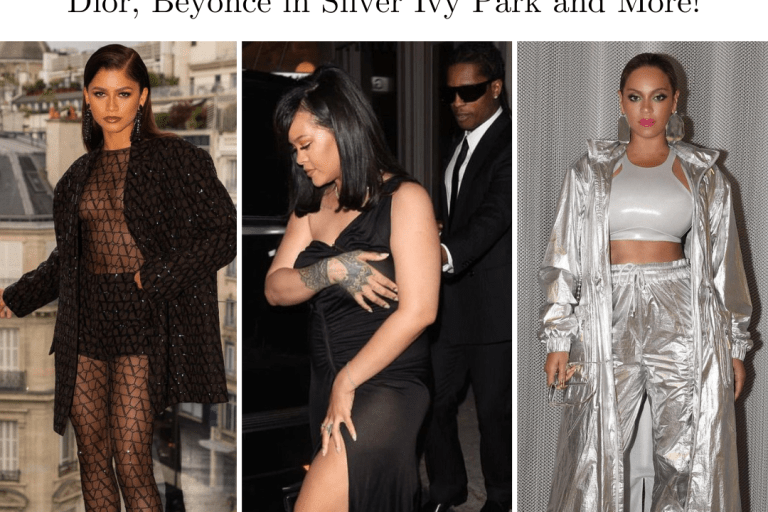 October’s Best: Top Looks of the Month, Including Zendaya in Valentino during PFW, Rihanna in Dior, Beyonce in Silver Ivy Park and More!