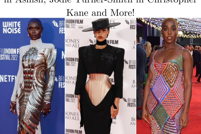 Top Looks at London Film Festival 2022: Taylor Russel in Schiaparelli, Lashana Lynch in Ashish, Jodie Turner-Smith in Chistopher Kane and More!