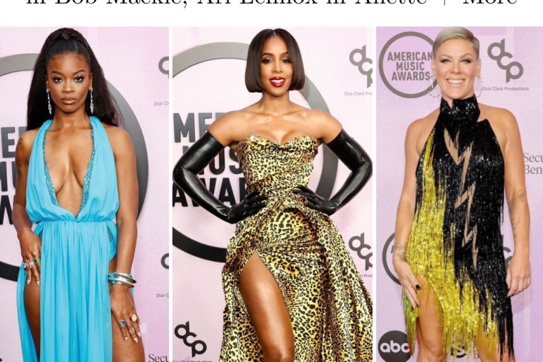 Top 10 Best Dressed at the 2022 American Music Awards: Kelly Rowland in Nicolas Jebran,  Pink in Bob Mackie, Ari Lennox in Aliette + More