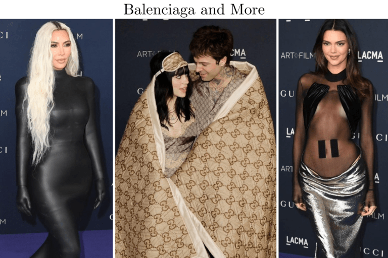 Top 10 Best Dressed at the 2022 LACMA Art + Film Gala: Billie Eilish and Jesse Rutherford in Matching Gucci, Kendall Jenner Donned Burc Akyol, Kim Kardashian in Balenciaga and More