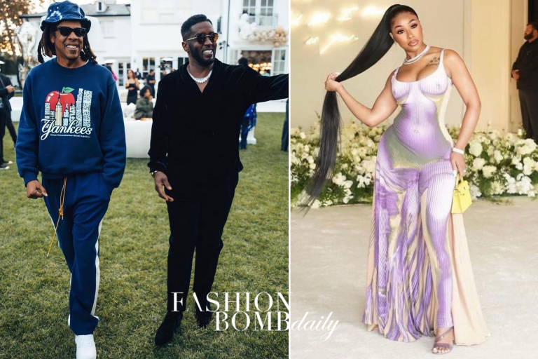 What the Stars Wore to Diddy’s 53rd Birthday Celebration: Mary J. Blige Toasted in D&G, Yung Miami Partied Wearing Jean  Paul Gaultier x Y/Project, Jay-Z Attended in Rhude and More