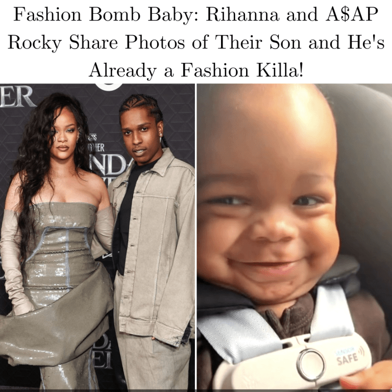 Fashion Bomb Baby: Rihanna and A$AP Rocky Share Photos of Their Adorable Son and He’s Already a Fashion Killa!