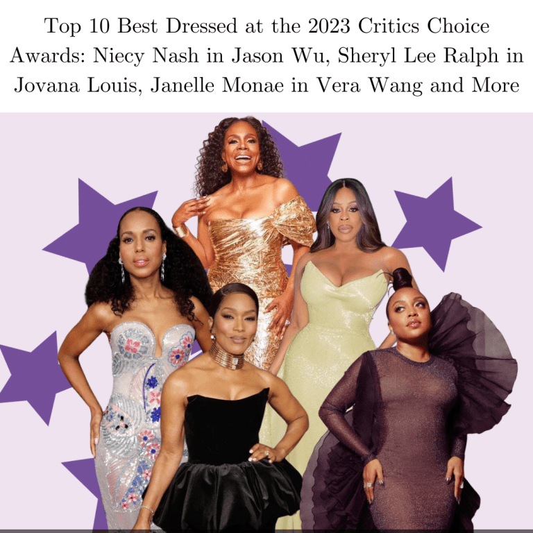 Top 10 Best Dressed at the Critics Choice Awards 2023: Niecy Nash in Jason Wu, Sheryl Lee Ralph in Jovana Louis, Janelle Monae in Vera Wang and More