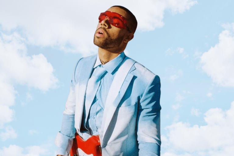 Vic Mensa Jumps Out of a Plane In the Louis Vuitton Cloud Suit For His Latest Video in Memory of Virgil Abloh