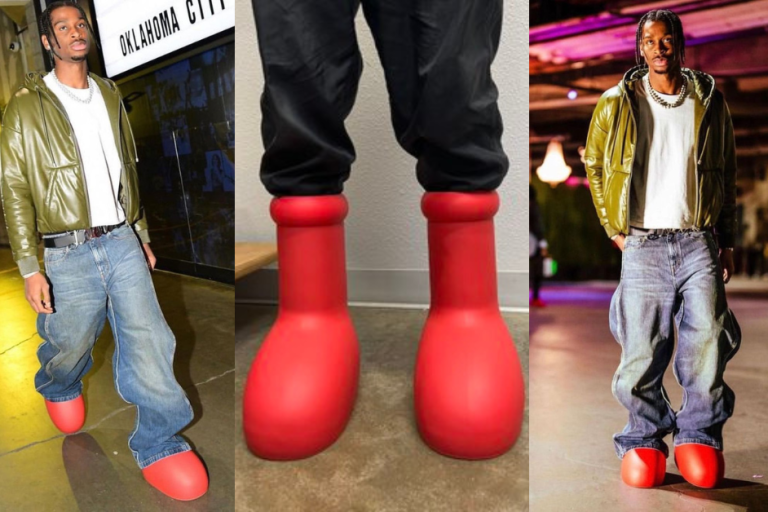 Shai Gilgeous-Alexander Wore MSCHF’s Cartoonish Big Red Boot